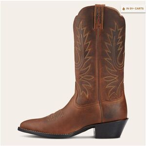 Ariat Cowboy Boots Heritage R Toe Western Boot Brown Size 6 Medium